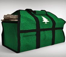 Skonzig Premium Firewood Carrier and Holder, Genuine, Super Durable Canvas, Heavyduty Log Tote, Build To Last,... N6