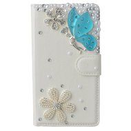 LG Escape 3 Case, LG Phoenix 2 Case, LG K8 Case White PU Leather Folio Flip Phone Case,Yaheeda 3D Handcraft White... N34