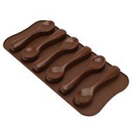 Beauty Clubs Silicone Spoon Chocolate Molds Baking Biscuit Candy Molud N8