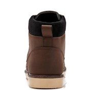 Yaheeda Men's High Top Casual PU Leather Lace-Up Work Shoes Martin boots N7