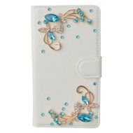 LG Escape 3 Case, LG Phoenix 2 Case, LG K8 Case White PU Leather Folio Flip Phone Case,Yaheeda 3D Handcraft White... N38