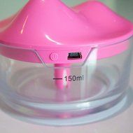 Ecosin Ultrasonic Home Aroma Humidifier Air Diffuser Mist Purifier Lonizer Atomizer (Pink) N14