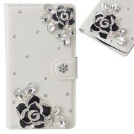 LG Escape 3 Case, LG Phoenix 2 Case, LG K8 Case White PU Leather Folio Flip Phone Case,Yaheeda 3D Handcraft White... N39