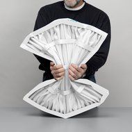 16X20X1 NOVA Pleat Air Filter (6 Pack) - O&#039;Brien Clean Air Filters 16x20x1 (Nominal) 15 1/2x19 1/2x3/4 (Actual... N2