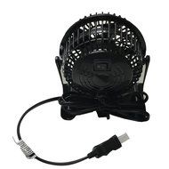 BRENTWOOD AC ADAPTER PERSONAL DESK MINI FAN 4" OFFICE KITCHEN (Black) N5