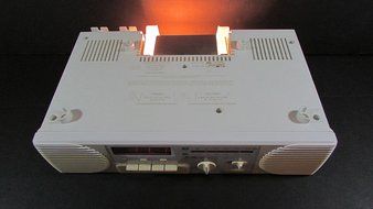 Vintage Black &amp; Decker Spacemaker Under Counter AM FM Radio Cassette Player