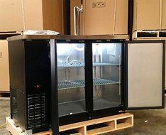 48" Single Tap Keg Beer Can Bottle Dispenser Refrigerator Stainless Steel Top UDD-24-48, Kegerator Fridge