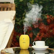 Muangan 180ml Portable USB Humidifier MIni Air Aromatherapy Purifier Steam Diffuser Mist Office Room Car (Yellow) N16