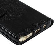 Note 5 Case,Samsung Galaxy Note 5 Case - Wallet Slim Fit Folio Stand 3D Basso-relievo PU Leather Flip Case with... N12