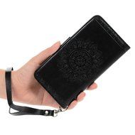 Note 5 Case,Samsung Galaxy Note 5 Case - Wallet Slim Fit Folio Stand 3D Basso-relievo PU Leather Flip Case with... N13