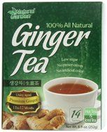 Natural Garden 100% All Natural Ginger Tea, 14 Tea Sachets (Pack of 6) N6