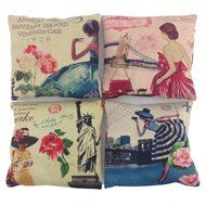 Bamboo Charcoal Natural Fragrance Air Purifying Deodorizer Dehumidifier 10*10cm Pack of 4 (lily) N29