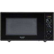 1.8 cu ft 1100W, Scratch-Resistant Door, Touch Control Panel, Countertop Microwave Oven, Black