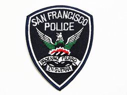 SAN FRANCISCO POLICE Logo for Dry Clothing ,Jacket ,Shirt ,Cap Embroidered Iron on Patch