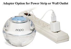 Mopo Cool Mist Humidifier Mini Portable Crystal Air Humidifier Super Quiet Air Cool Mist with Automatic Shut Off... N4