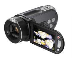 Samsung HMX-H104 HD SSD Flash Memory Camcorder with 16 GB Memory and 10x Optical Zoom