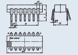 IC / Microchip K553UD1A analogue A709C USSR 10 pcs