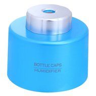DICOCO Mini Blue Portable Water Bottle Steam USB Bedrooms Living Rooms Office and Car Travel Humidifier