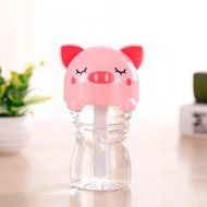 Alonea USB Mini Cartoon Bottle Cap Humidifier Office Air Diffuser (Black) N8