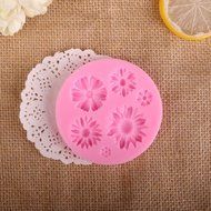 3D Flower Silicone Mold Fondant Cake Decorating Chocolate Sugarcraft Mould DIY