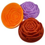 La Tartelette Silicone Cake Mold Rose Flower Birthday Cake Bread Tart Flan Silicone Baking - Rose N2