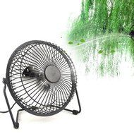 YYGIFT&reg; Quiet Operation Mini USB Table Desk Personal Fan with Built-in Rechargeable Battery - Black N9