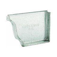 Construction Metals OG4ECRHG 4" Galvanized Right End Cap