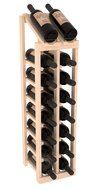 Wine Racks America Ponderosa Pine 2 Column 8 Row Display Top Kit. 13 Stains to Choose From!
