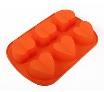 niceEshop(TM) 6 Cavity Sunflower Silicone Cake Mold Pan N16