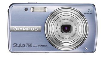 Olympus Stylus 760 7.1MP Digital Camera with Dual Image Stabilized 3x Optical Zoom (Pink) N2