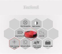 EVERTOP 2RSW Vacuum Cleaning Robot, Smart Sweeper &amp; Vacuum Floor Cleaner N4