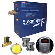 Steam Spa IN900OB-A Indulgence 9 KW Quick Start Acu-Steam Bath Generator Package with Built-In Auto Drain, Oil... N3