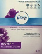 Febreze Vacuum Bags, Hoover Style Y, Pack of 3