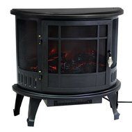 Gracelove Free Standing Electric 1500W Fireplace Heater Fire Flame Stove Wood Adjustable N6