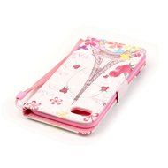 iPhone 7 Case,Yaheeda [3D Colored Drawing] [Flip Fit] Premium PU Leather Card-Slots Cash-Slots &amp; Kickstand [Anti-Scratches... N51