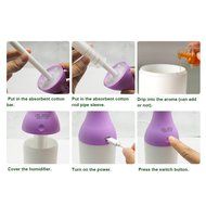 Fasthorse Portable Cool Bottle Design Air Humidifier and Aromatherapy Essential Oil Diffuser USB Humidifier Atomizer... N6