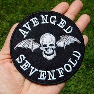 Avenged Sevenfold Metal Rock Punk Music Band Logo Patch Sew Iron on Embroidered for Collection with Free Shipping...