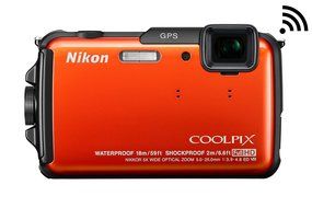 Nikon COOLPIX AW110 Wi-Fi and Waterproof Digital Camera with GPS (Orange) (OLD MODEL)