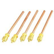 TOOGOO(R) 5 Pcs Air Conditioner Spare Part 6mm Copper Tube OD Filling Access Valve