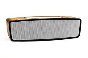 WUDN&reg; Handcrafted Portable Wooden Wireless Bluetooth Audio Speaker : Loud 10w+ Sound, 10 Hour Battery, Bass Boost+