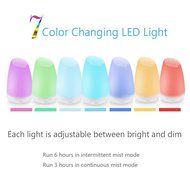 Essential Oil Diffuser, Eonfine 100ml Aromatherapy Oil Diffuser Ultrasonic Mist Air Humidifier with 7 Color Changing... N10