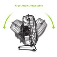 OPOLAR F501 Desktop USB Fan with Upgraded 6 Inch Blades, Enhanced Airflow, Lower Noise, Metal Design, USB Powered... N5