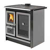 Wood Cook Stove La Nordica "Italy Silver", Wood Burning Cooking Stove