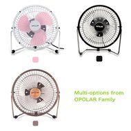 OPOLAR F501 Desktop USB Fan with Upgraded 6 Inch Blades, Enhanced Airflow, Lower Noise, Metal Design, USB Powered... N8