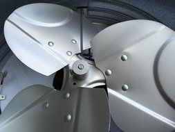 Brightwatts Galvanized Steel Rust Prevention and High Efficiency Blades Solar Gable Attic Fan, Brushless DC Motor N2