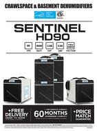 AlorAir Basement / Crawlspace Dehumidifiers (55 Pint) N3