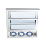 Bionaire BWF0522E-BU Thin Window Fan with Comfort Control Thermostat N9