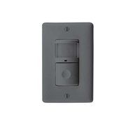 Hubbell ATP2000GY Adaptive Technology, Passive Infrared Wall Switch, 1200 Sq. Ft. Coverage, Gray N2