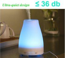 VIVINATURE Humidifier 100ML Ultrasonic Aromatherapy Oil Diffuser Cool Mist Aroma Humidifier with Waterless Auto... N7