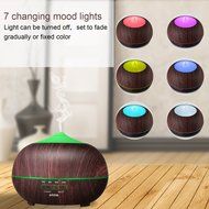 Arova 400ml Aromatherapy Essential Oil Diffuser - Portable Ultrasonic Diffuser Cool Mist Air Humidifier-Timer... N6